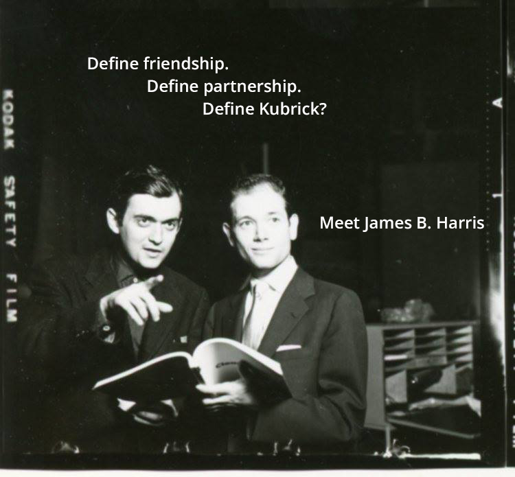 James B Harris and Stanley Kubrick with Script